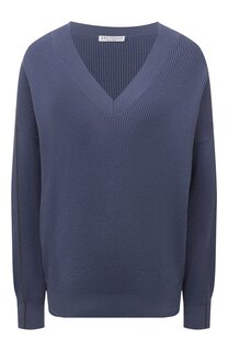 Хлопковый пуловер Brunello Cucinelli