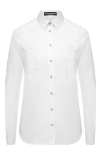 Хлопковая рубашка Dolce & Gabbana