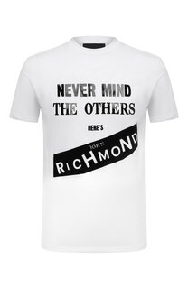 Хлопковая футболка John Richmond
