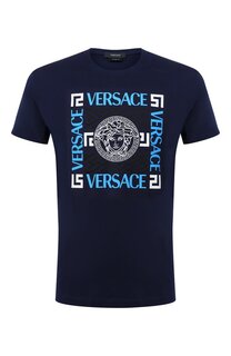 Хлопковая футболка Versace