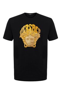 Хлопковая футболка Versace