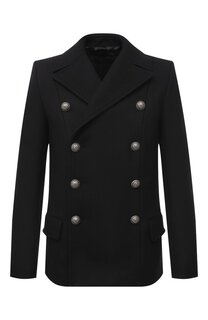 Шерстяной бушлат Balmain