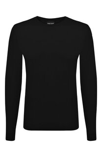 Джемпер из шелка и хлопка Giorgio Armani