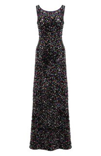 Платье с отделкой пайетками Dolce & Gabbana