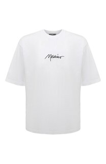 Хлопковая футболка Moschino