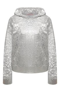 Худи из вискозы и хлопка Valentino