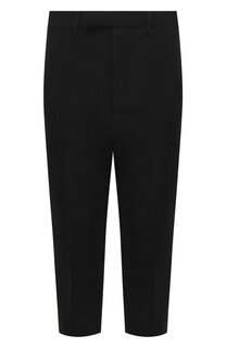 Брюки из шерсти и шелка Rick Owens