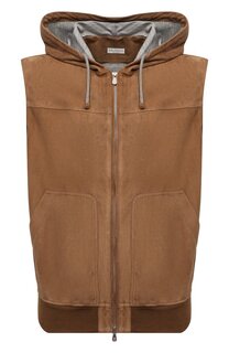 Замшевый жилет Brunello Cucinelli