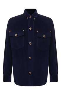 Хлопковая куртка-рубашка Versace