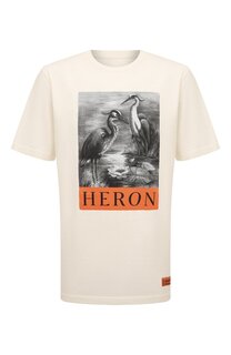 Хлопковая футболка Heron Preston