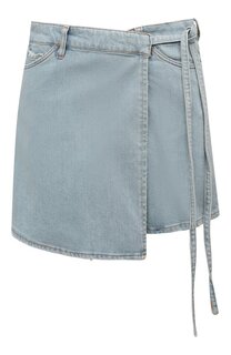 Джинсовая юбка-шорты 3x1