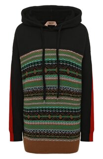 Худи из хлопка и шерсти N21