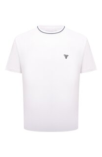 Хлопковая футболка Prada