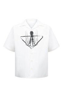 Хлопковая рубашка Prada