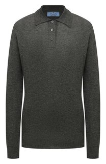Кашемировый пуловер-поло Prada