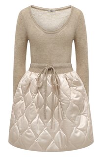 Комбинированное платье Miu Miu