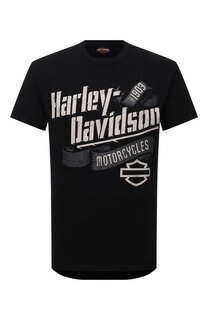 Хлопковая футболка Harley-Davidson