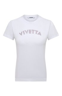 Хлопковая футболка Vivetta