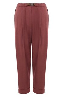 Брюки изо льна и вискозы Brunello Cucinelli