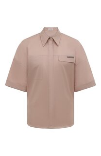 Хлопковая рубашка Brunello Cucinelli