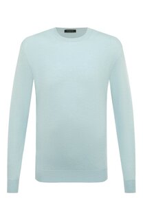 Джемпер из шелка и кашемира Zegna