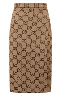 Хлопковая юбка Gucci