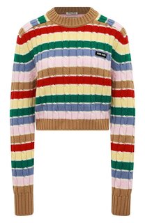 Кашемировый свитер Miu Miu