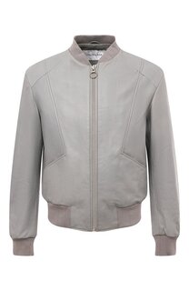 Кожаный бомбер Trussardi