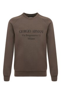 Хлопковый свитшот Giorgio Armani