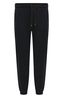 Джоггеры из шерсти и хлопка Marco Pescarolo