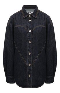 Джинсовая рубашка MSGM