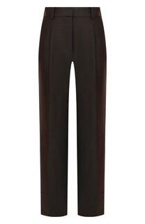 Брюки из шерсти и шелка LVIR