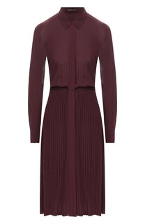 Шерстяное платье с отложным воротником Loro Piana