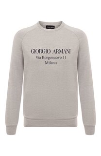 Хлопковый свитшот Giorgio Armani