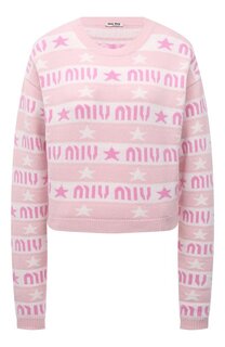 Кашемировый пуловер Miu Miu