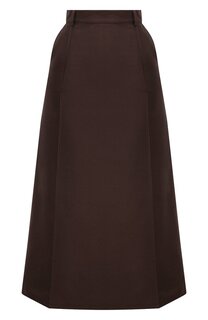 Юбка из хлопка и шелка Kiton
