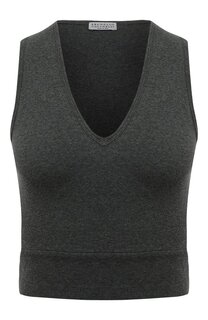 Хлопковый топ Brunello Cucinelli