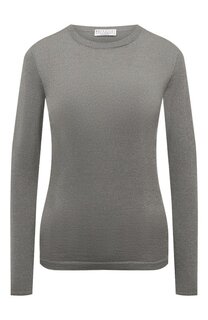 Пуловер из смеси кашемира и шелка Brunello Cucinelli