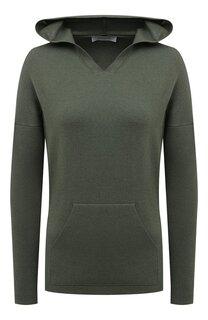 Худи из шерсти и вискозы Gran Sasso
