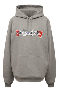 Хлопковое худи VETEMENTS