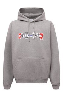 Хлопковое худи VETEMENTS