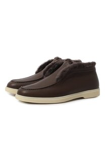 Кожаные ботинки Yalta Santoni