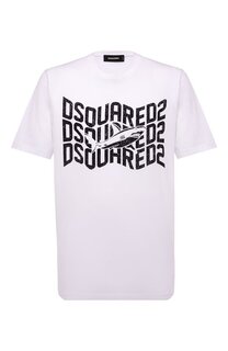 Хлопковая футболка Dsquared2