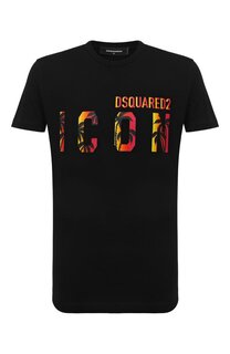 Хлопковая футболка Icon Dsquared2