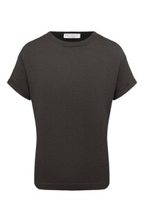 Футболка из кашемира и шелка Brunello Cucinelli