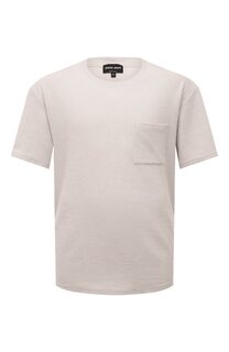 Футболка из хлопка и кашемира Giorgio Armani