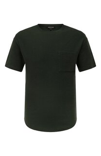Футболка из хлопка и кашемира Giorgio Armani