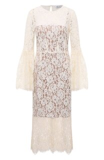 Платье из хлопка и вискозы self-portrait