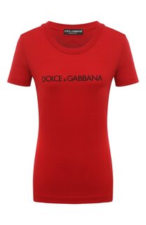 Хлопковая футболка Dolce & Gabbana