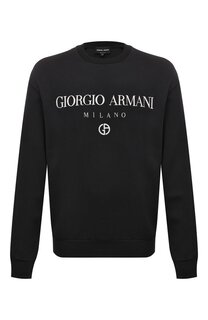 Хлопковый свитшот Giorgio Armani